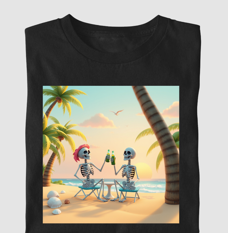 Coleção Cervejas - Casal Caveiras na Praia