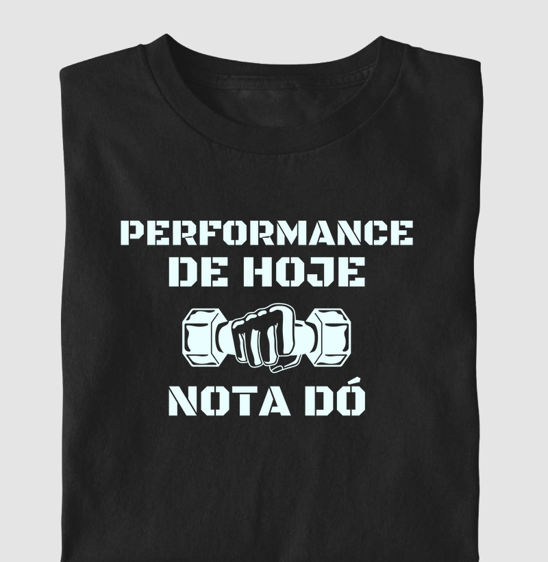 Performance hoje, nota dó