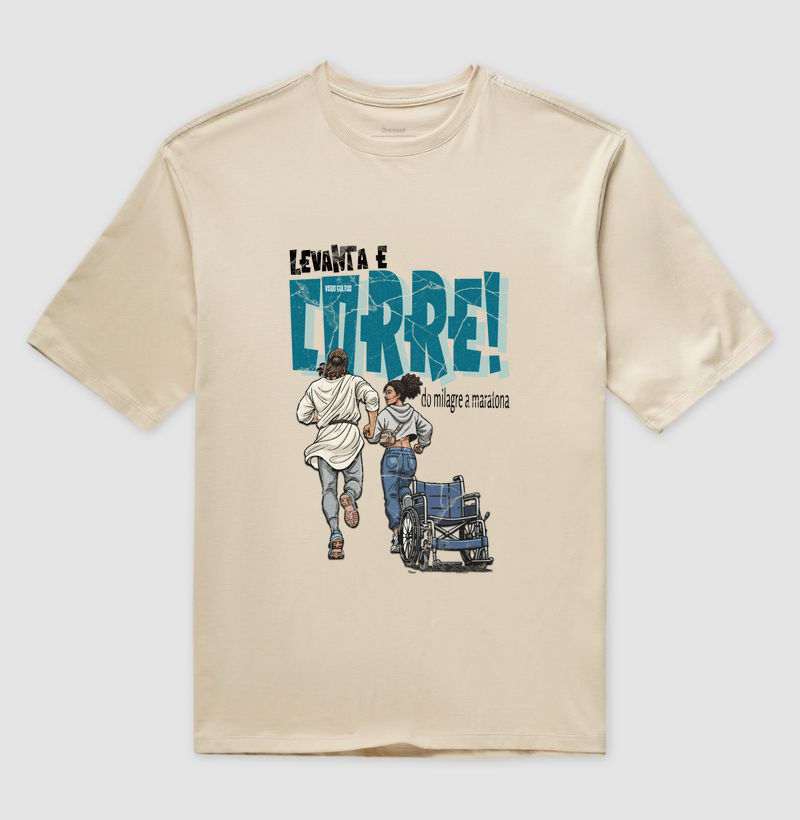 CAMISETA OVERSiZED "NO RITMO DA GRAÇA"