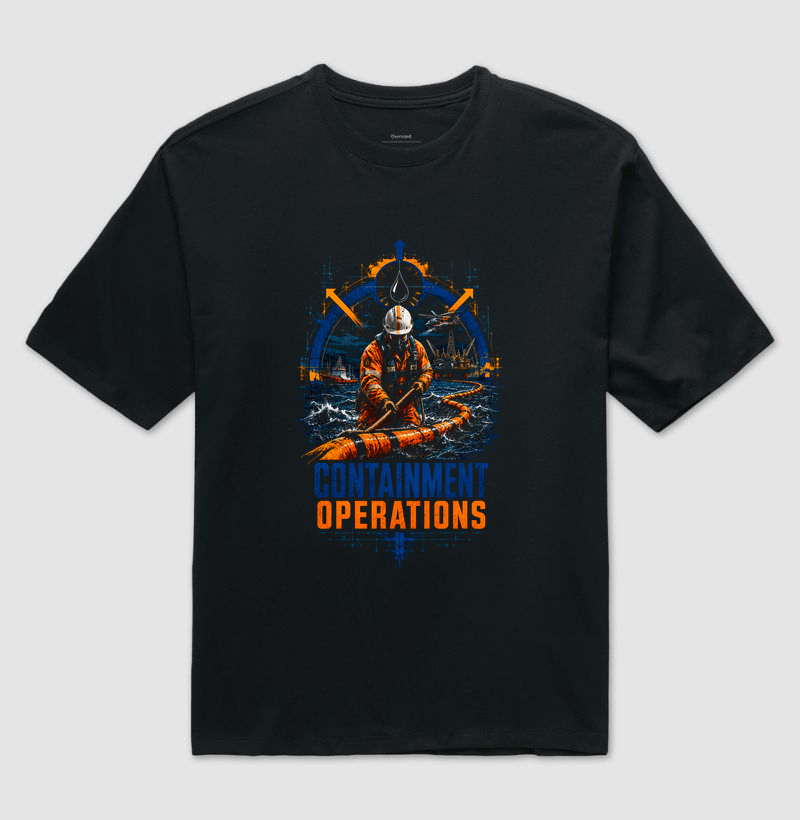 Oil Spill Containment OP - Camiseta Oversized