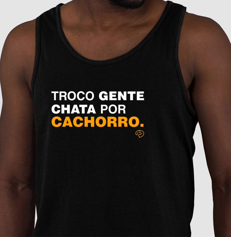 Troco gente chata por cachorro