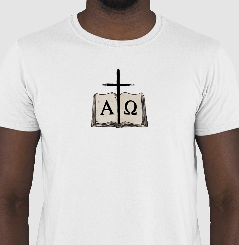 Camiseta Alfa e Ômega