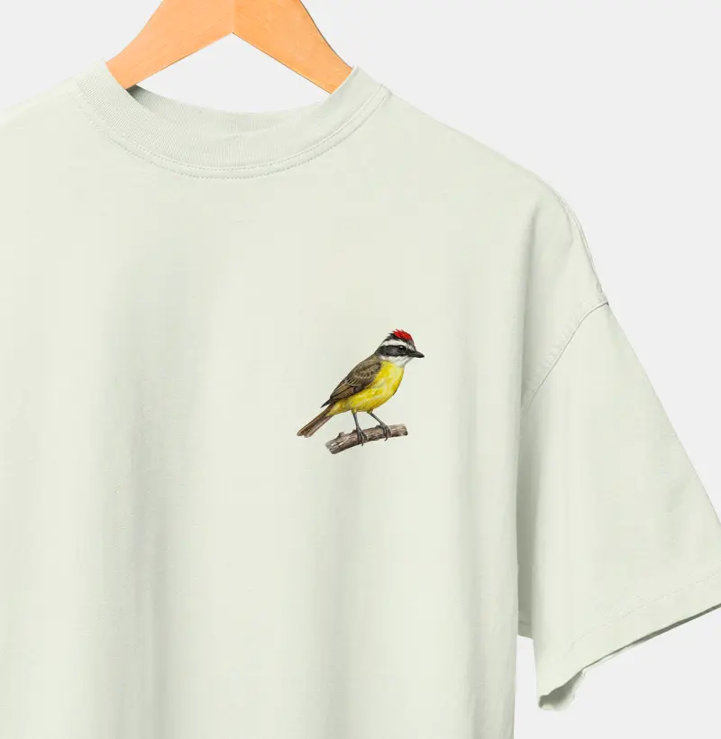 Mini Aves - Bentevizinho-de-penacho-vermelho - Oversized