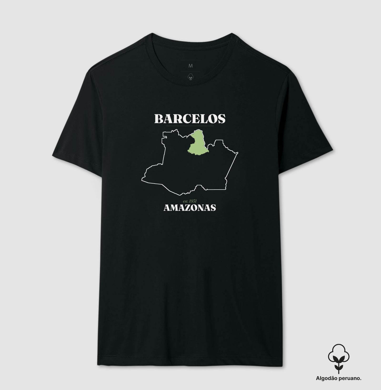 Barcelos | Legado AM - Camiseta Algodão Peruano