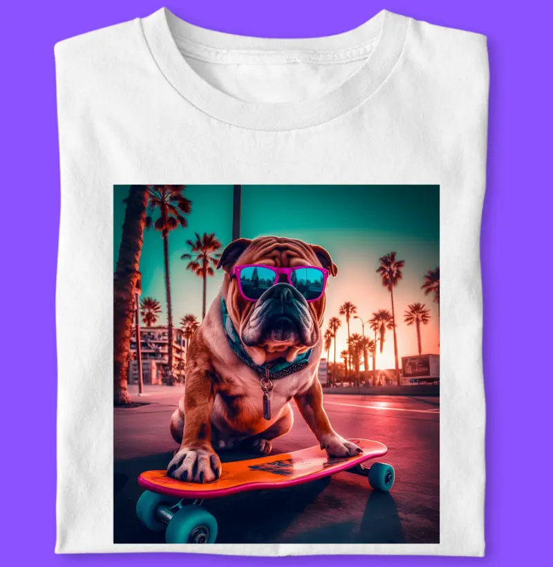 Camiseta "High II" Bulldog Ingles