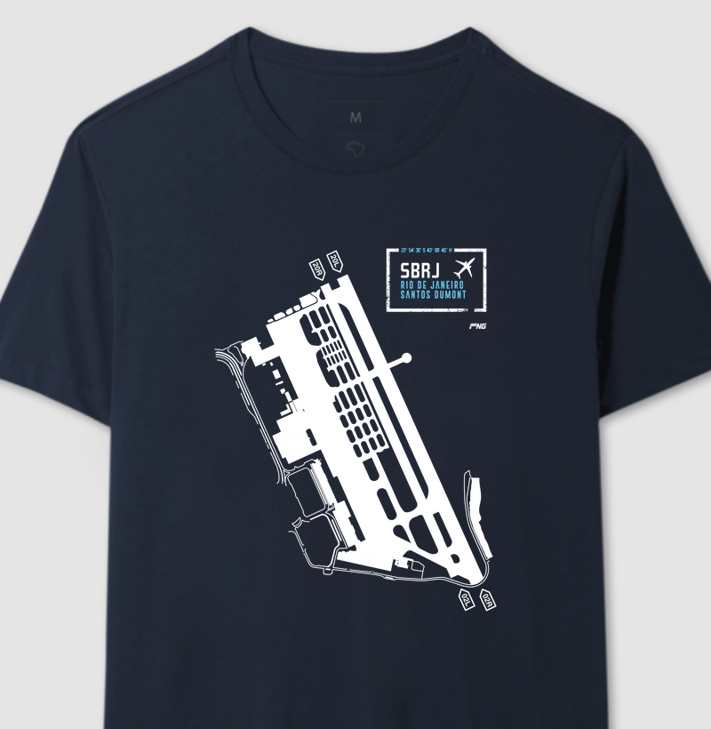 Camiseta Aeroporto Santos Dumont 
