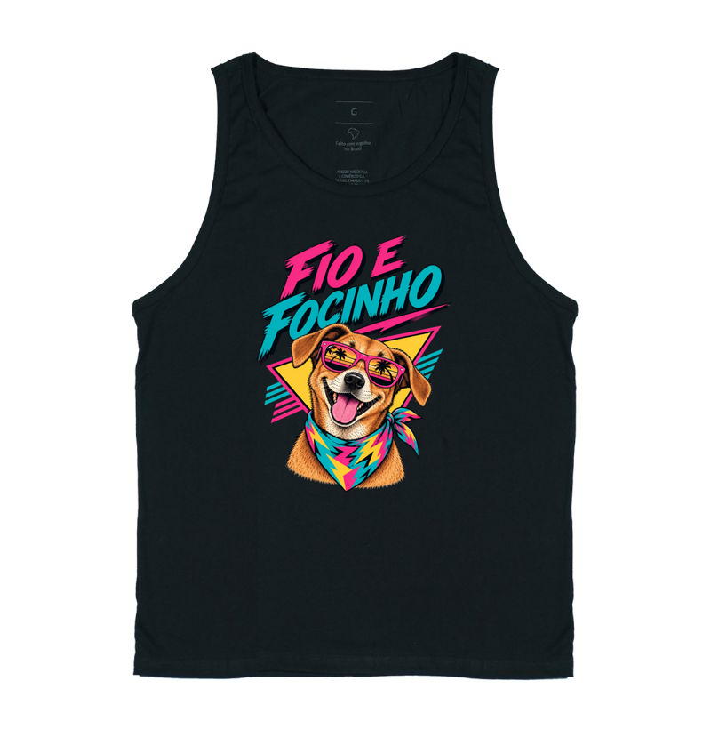 Fio & Focinho Pet Club | Anos 80 - Regata