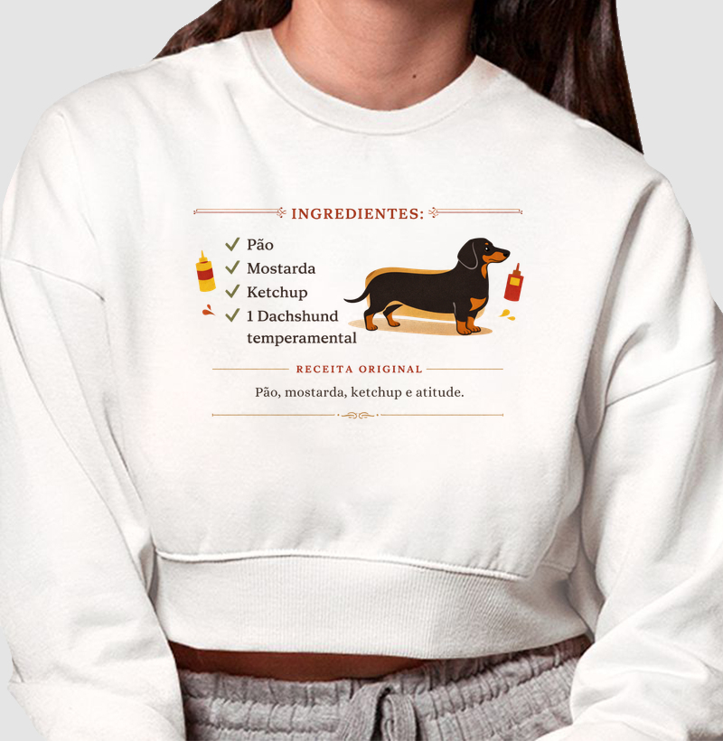 Dachshund: pão, mostarda, ketchup e atitude!