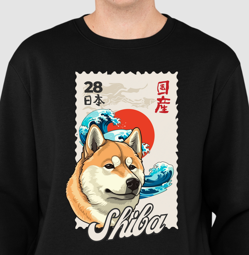 Suéter Moletom Nihon Shiba Dog Pulse