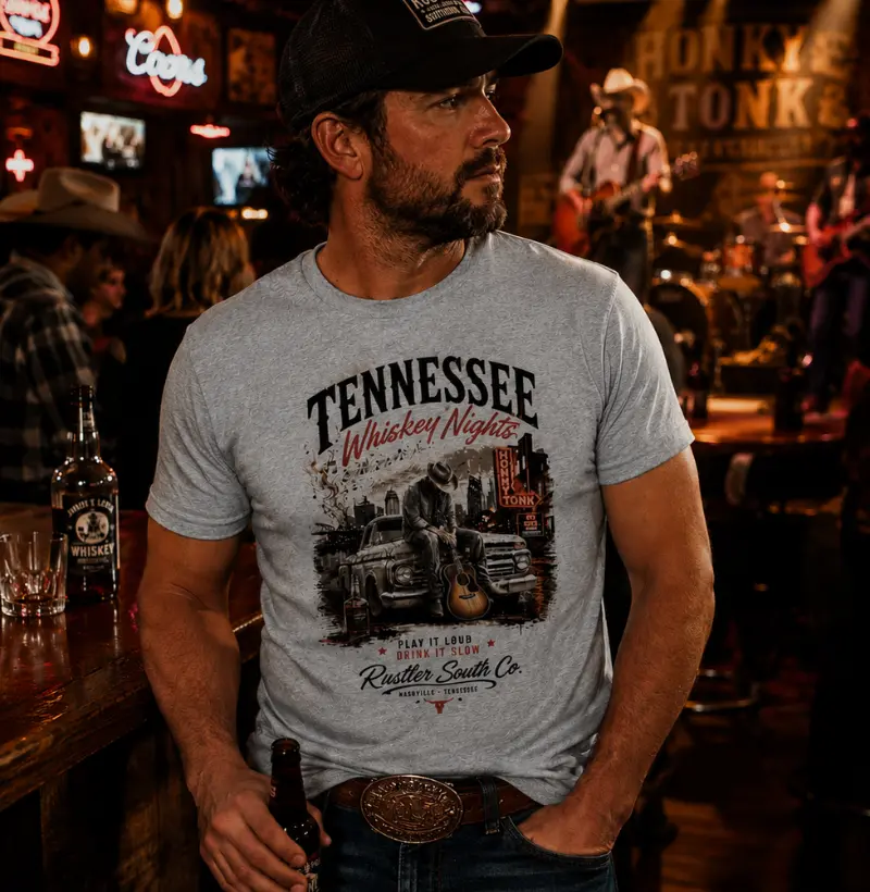 Camiseta Tennessee Whiskey Nights