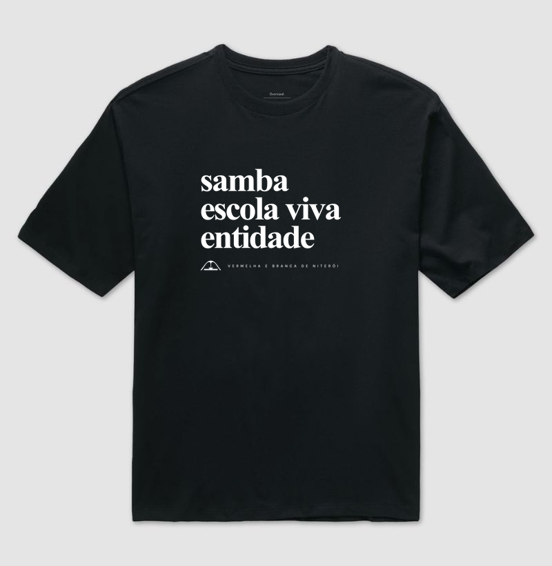 Samba escola viva entidade - Camiseta Oversized