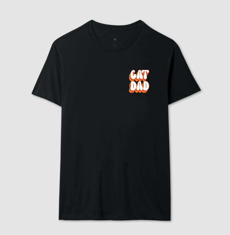 Camiseta Pai de Pet Cat Dad