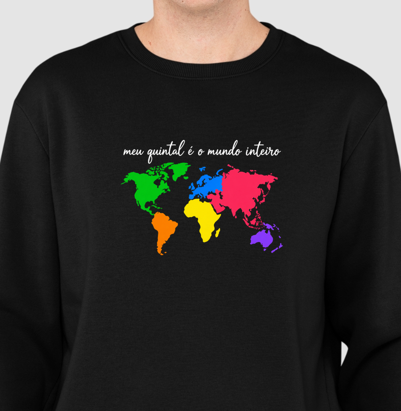 Suéter Meu Quintal é o Mundo Inteiro