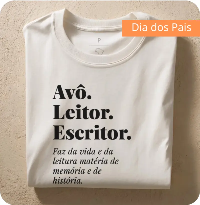 Avô. Leitor. Escritor.