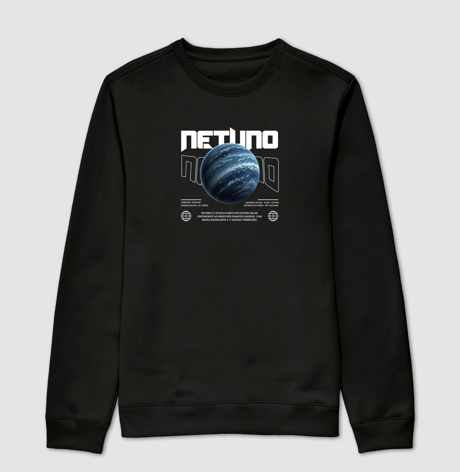Netuno - Suéter Moletom