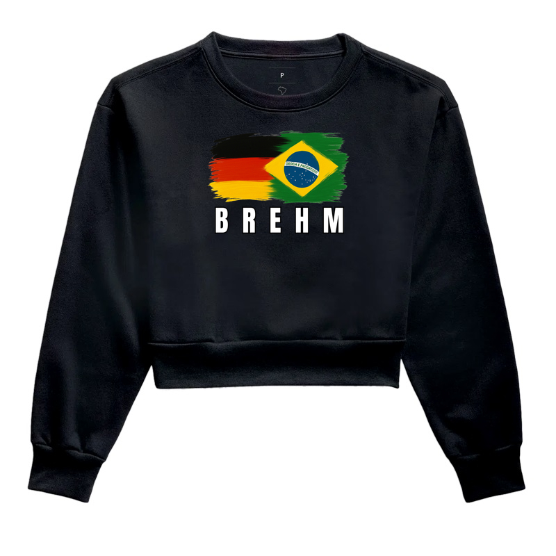 Brehm  - Cropped Moletom