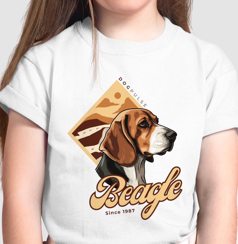 Camiseta Infantil Bleagle Busto Dog Pulse