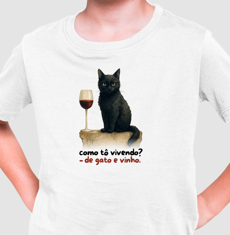 Vivendo de gato e vinho