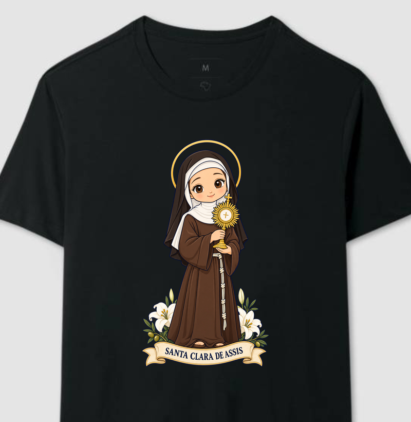 Santa Clara de Assis estilo chibi