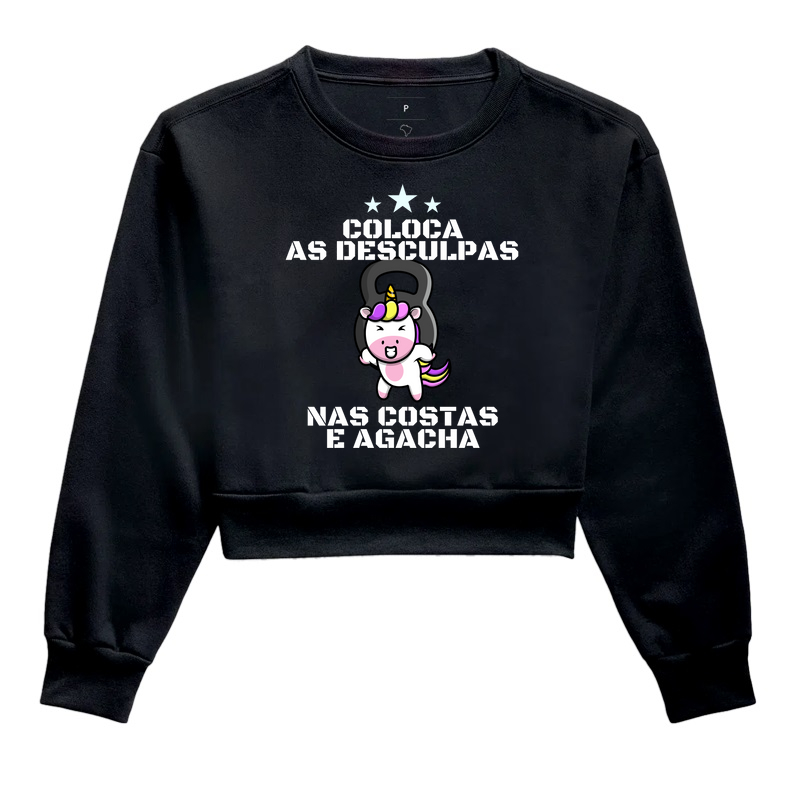 Coloca as desculpas nas costas e agacha