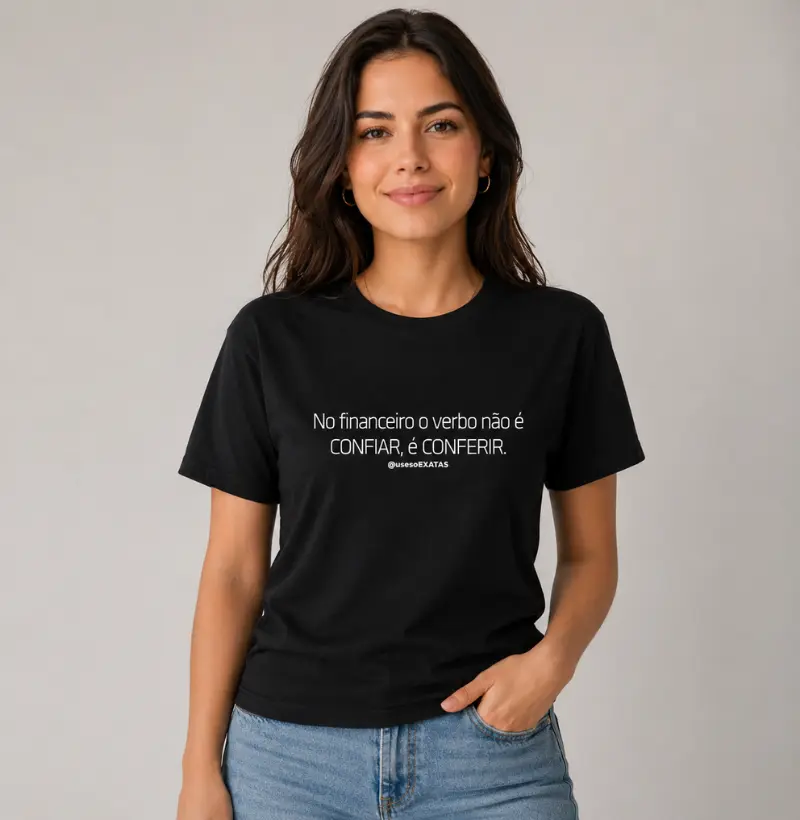 No financeiro o verbo não é confiar