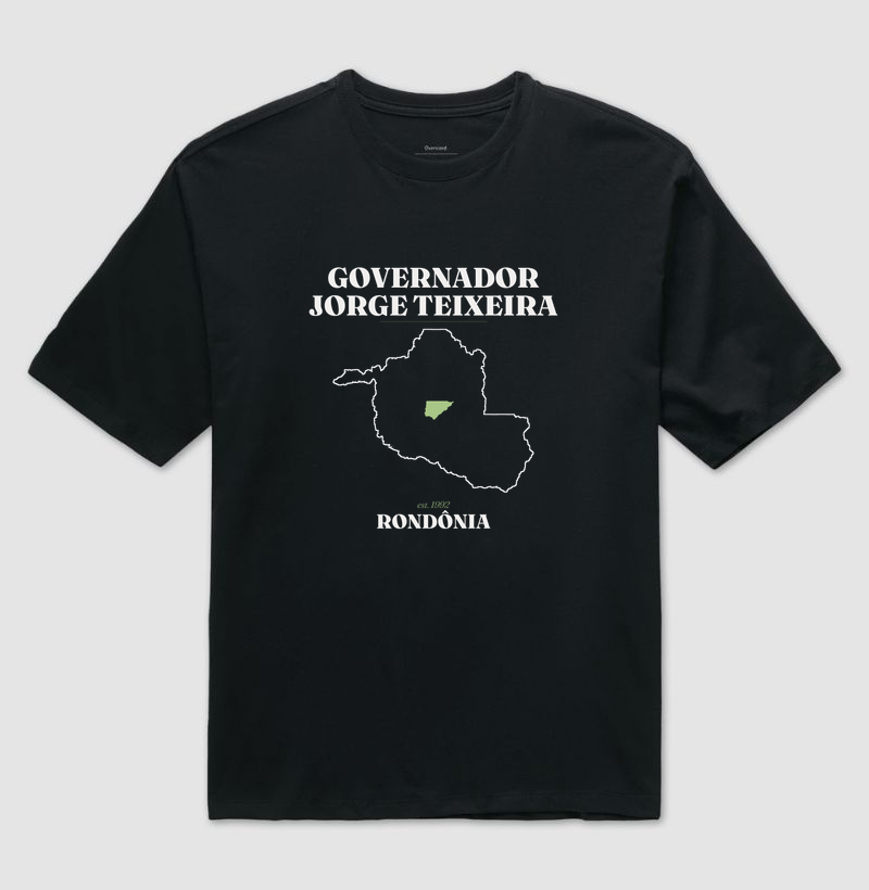 Governador Jorge Teixeira | Legado RO - Camiseta Oversized