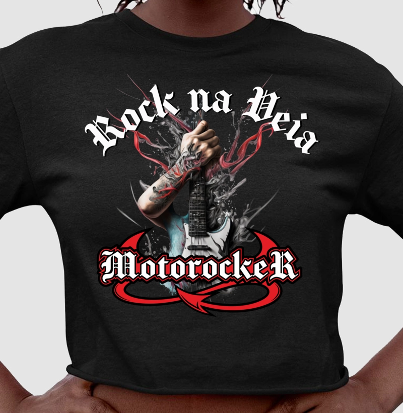 Motoroker Rock na Veia Cropped