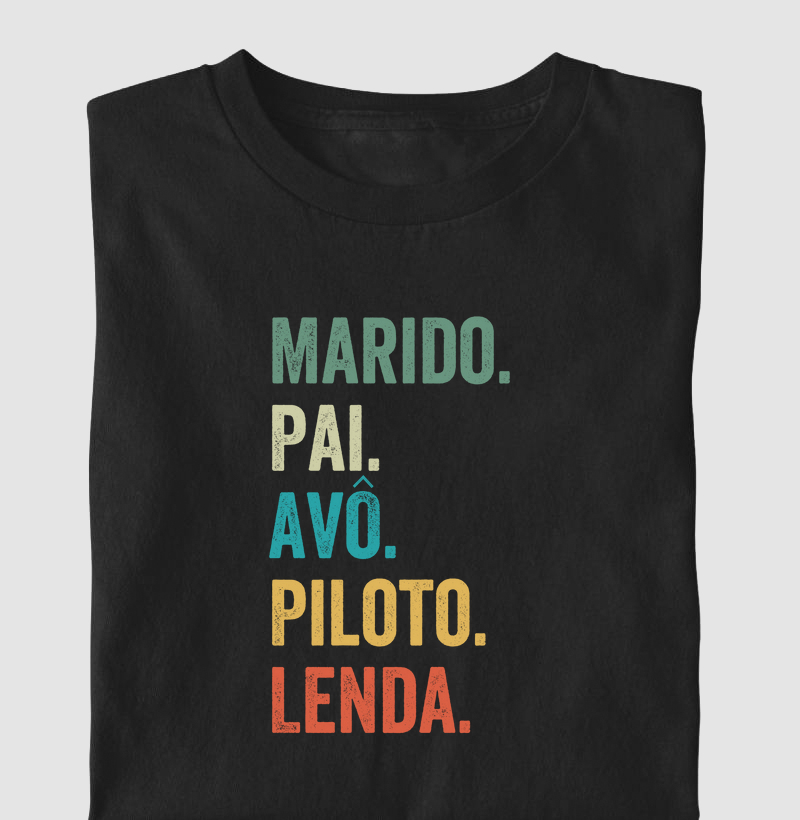 Marido. Pai. Avô. Piloto. Lenda.