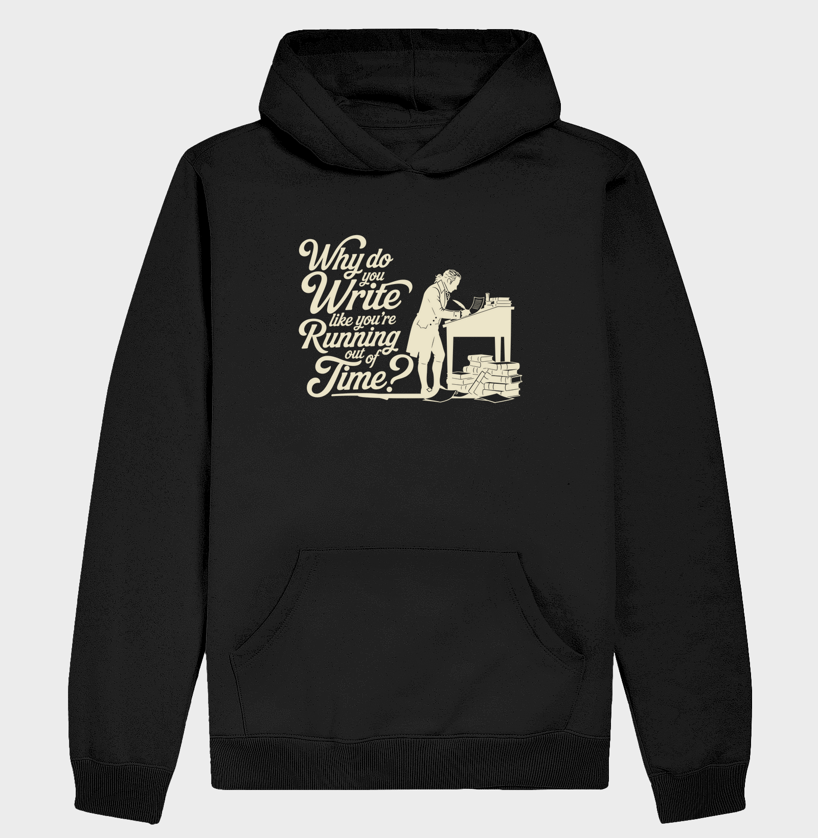 Why do you write like you're running out of time?