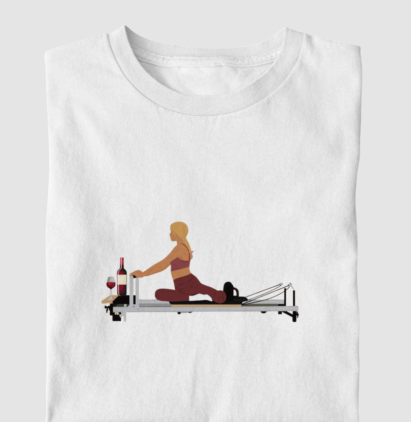 Camiseta Pilates & Wine