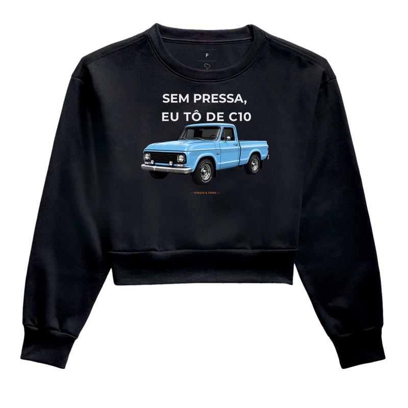 Sem pressa, eu tô de C10 - azul