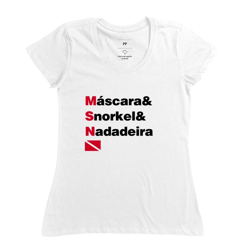 MSN  Máscara Snorkel Nadadeira