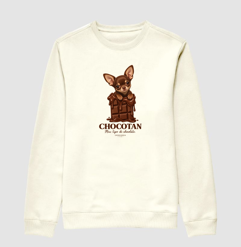 Meu tipo de chocolate  - Suéter Moletom