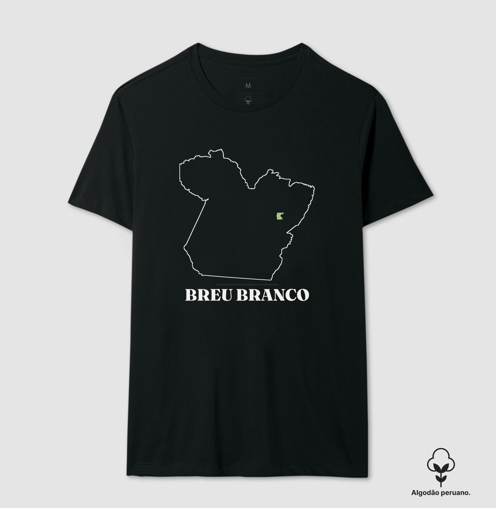 Breu Branco | Traço PA - Camiseta Algodão Peruano