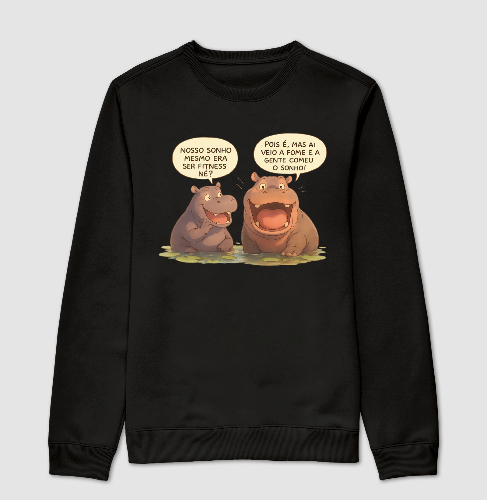 Nosso sonho era ser fitness, mas veio a fome a gente comeu o sonho