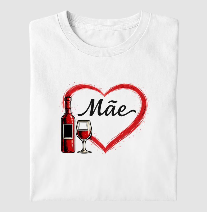 Coração Mãe e Vinho ( claro )