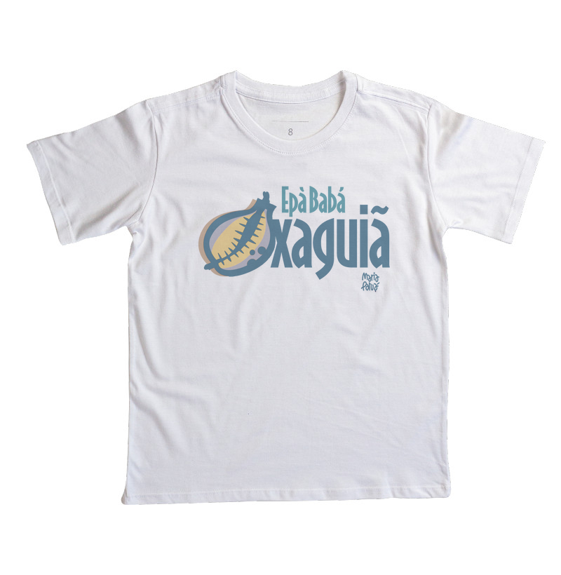 Camiseta Infantil Epá Babá Oxaguiã Maria Patuá