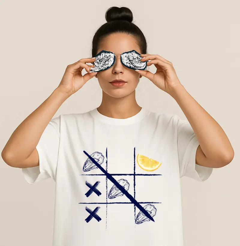 Camiseta Oversized Tic Tac Oyster