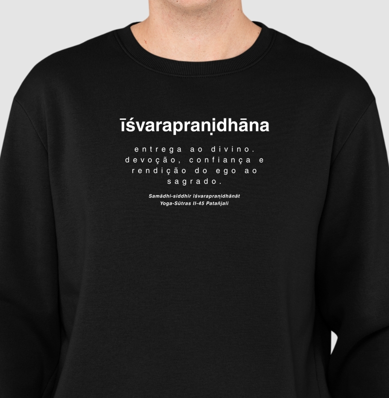 Hoodie Īśvarapraṇidhāna – Yoga Sūtras de Patañjali