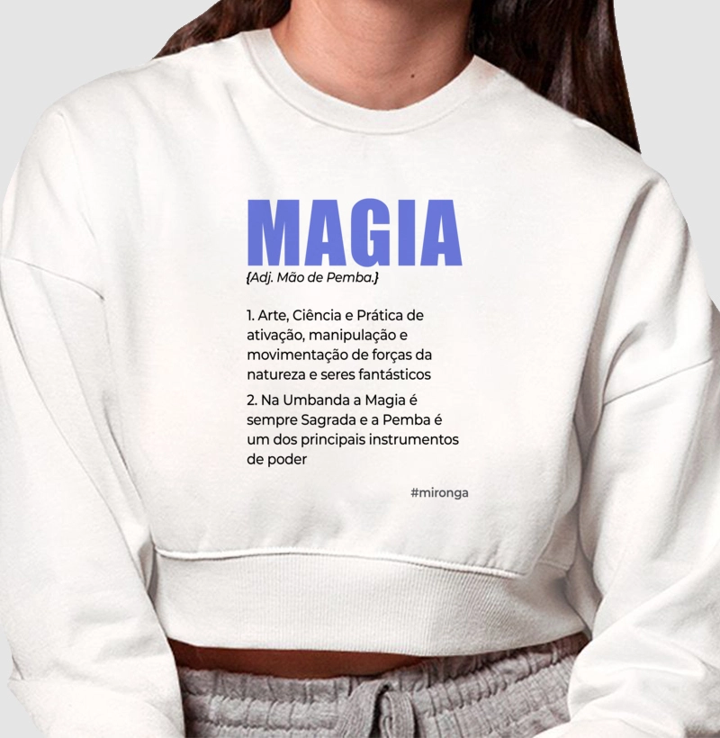 Magia - Cropped Moletom