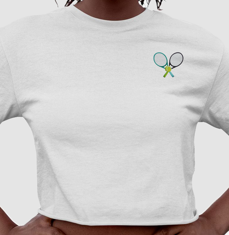 Raquete minimalista color - Cropped