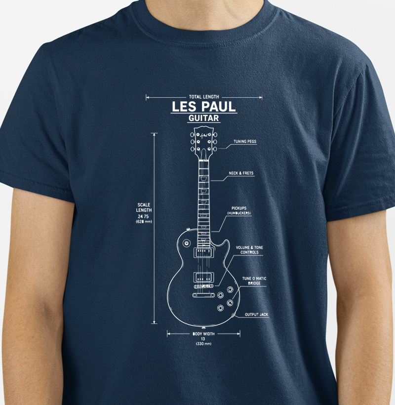 Guitarra Les Paul diagrama