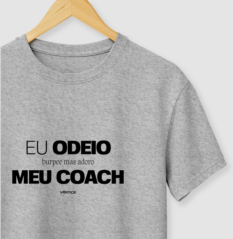 T-shirt - Eu odeio burpee mas adoro meu coach