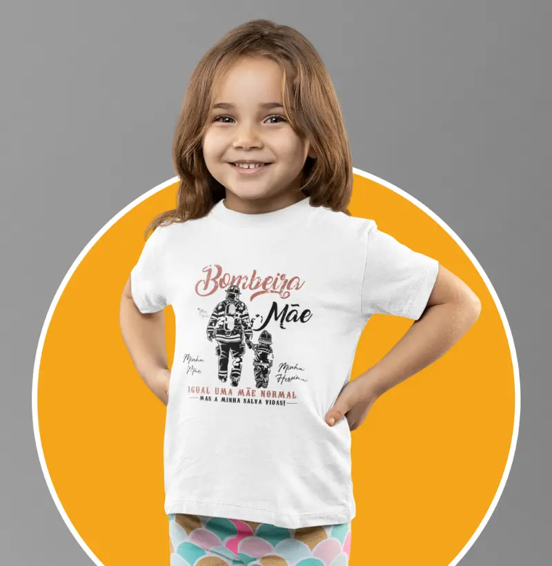 Bombeira Mãe mais legal - Infantil