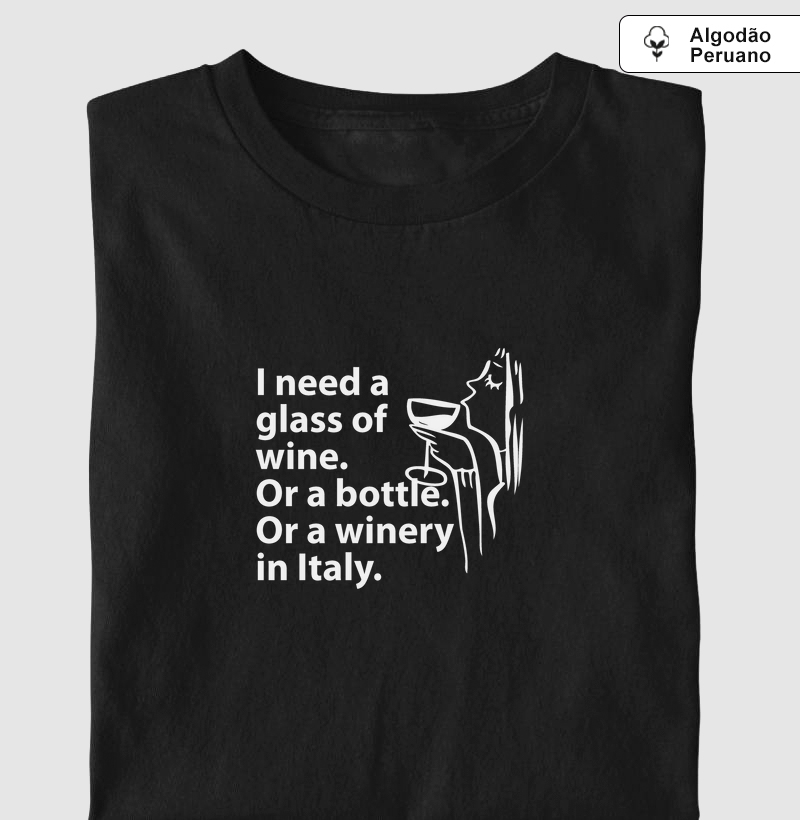 I need a glass - Ilustração