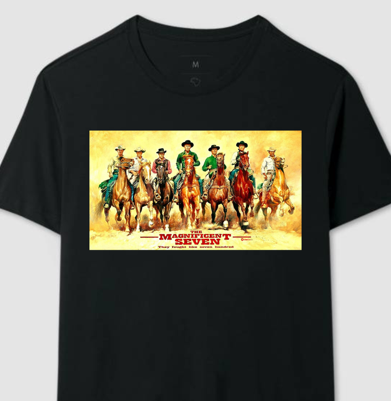 Sete Homens e um Destino – The Magnificent Seven - Camiseta