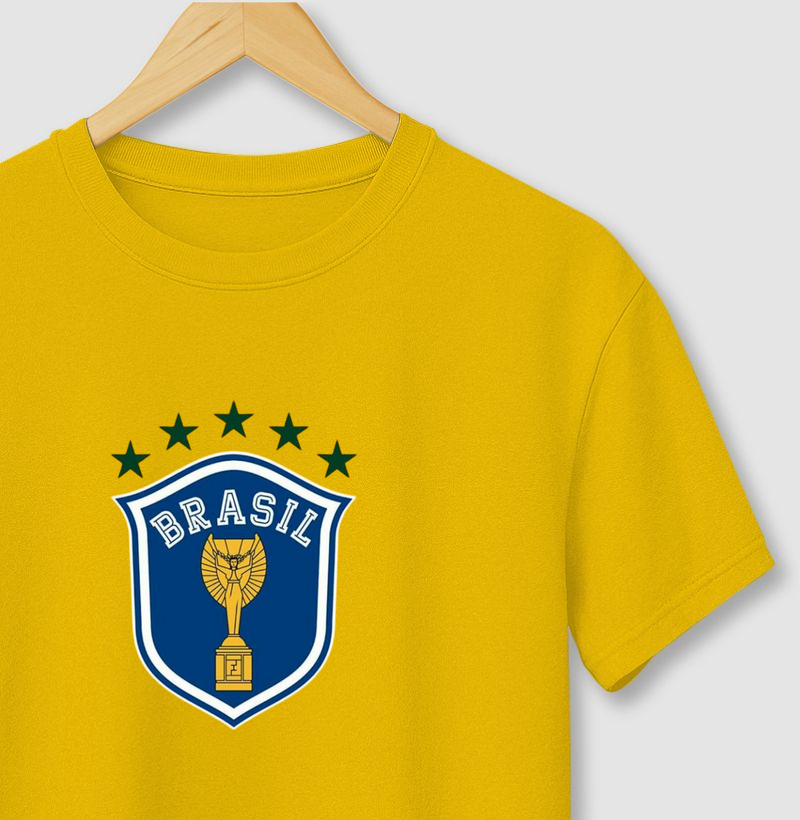 Camiseta Brasil Retrô - Unissex