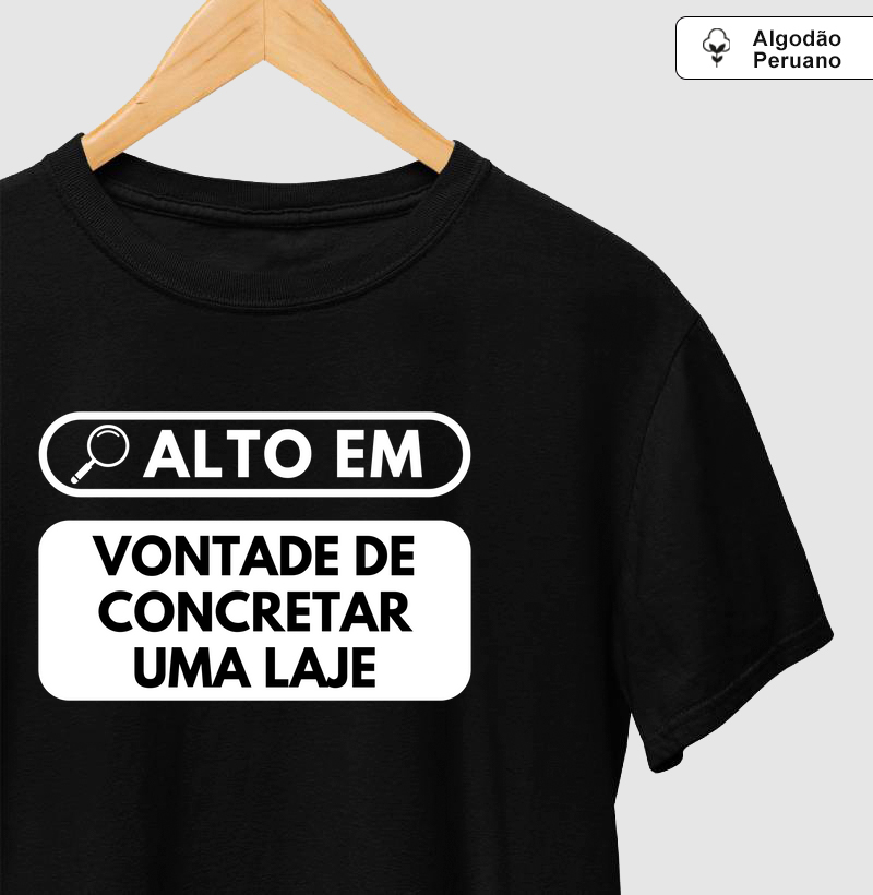 Alto em vontade de concretar uma laje