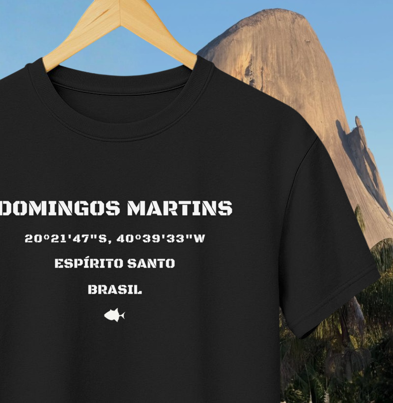 Coordenadas Domingos Martins ES - #27757 - Camiseta
