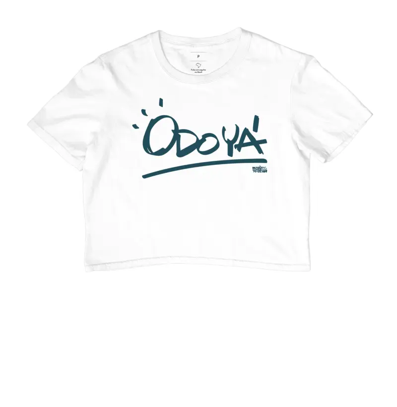 Cropped Odoyá Blue Maria Patuá